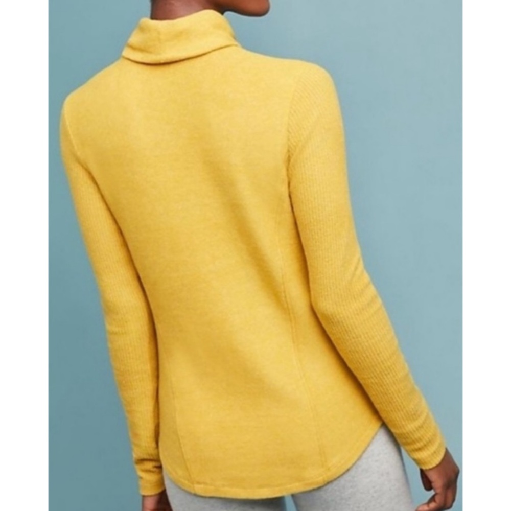 Anthropologie Saturday Sunday Brushed Fleece Turtleneck Long Sleeve NWT - Picture 4 of 13